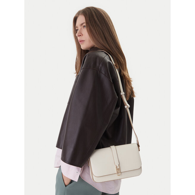 Torebka Tommy Hilfiger Th Libre Flap Crossover AW0AW17723 Beżowy -