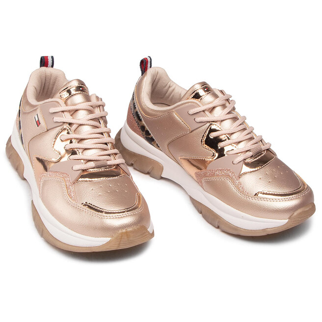 Tommy hilfiger rose gold shoes sale