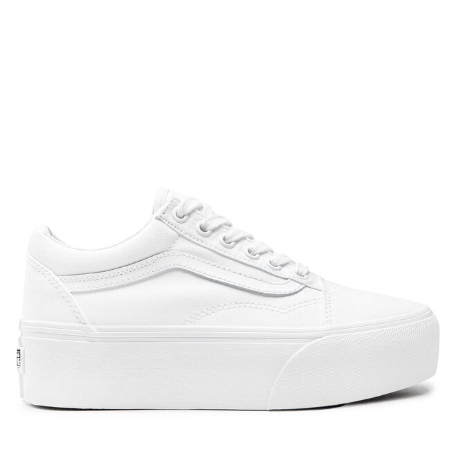 Vans Teniszcipő Vans Old Skool Stacked VN0A7Q5MW001 True White