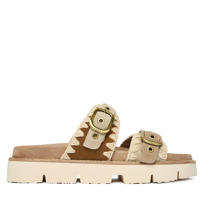 Klapki Mou MU.SW461023A Beżowy -