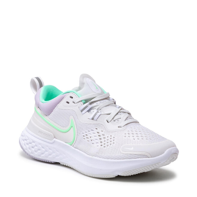 Pantofi Nike React Miler 2 CW7136 002 Platinum Tint/Green Glow/White 002 002