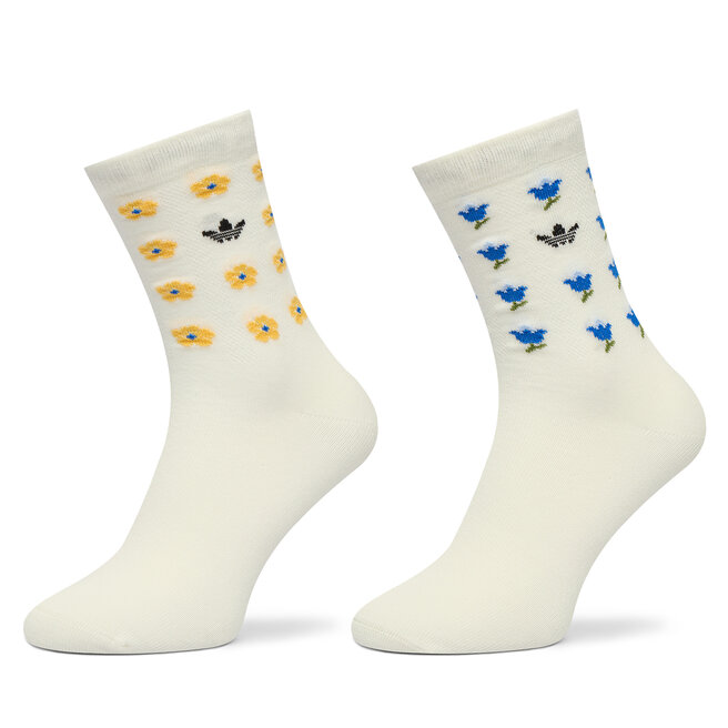 Skarpety długie adidas JV7833 Kremowy - męskie