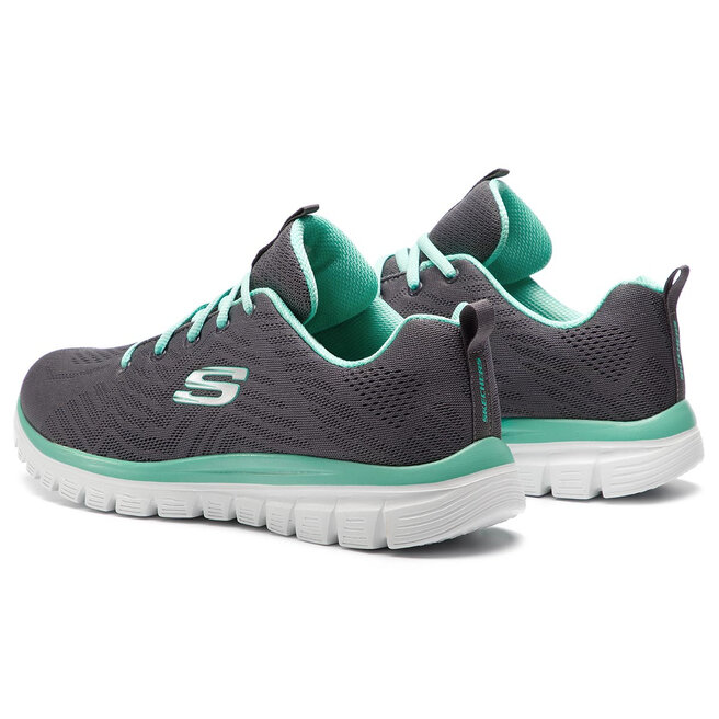 Skechers Topánky Skechers Get Connected 12615/CCGR Charcoal/Green