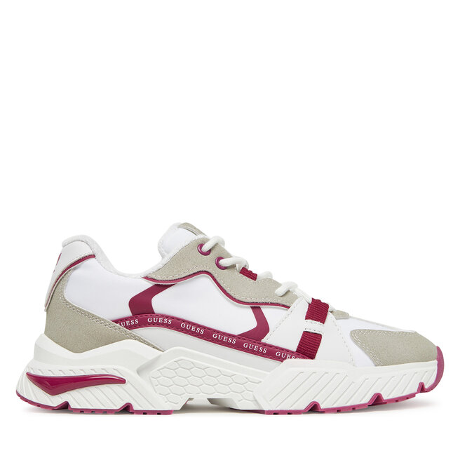 Sneakersy Guess FLJCAR - Biały