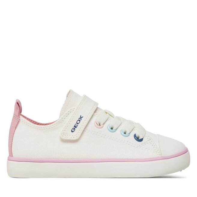 Trampki Geox J Gisli Girl J454NA 00010 - S Biały
