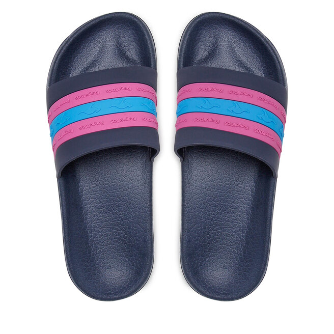 KangaRoos Papucs KangaRoos Kangaslide Kids 18556 000 4204 Dk Navy/Daisy Pink