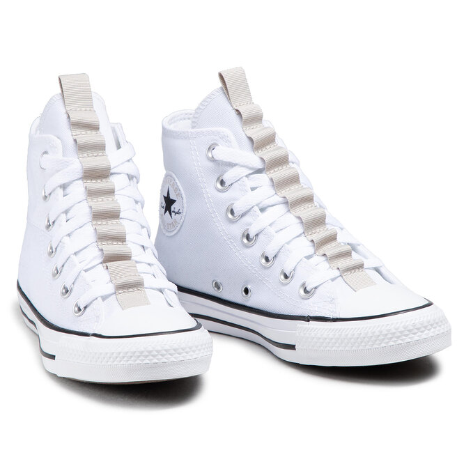 Кецове Converse Ctas Hi 170131C White/String/Black • Www.obuvki.bg