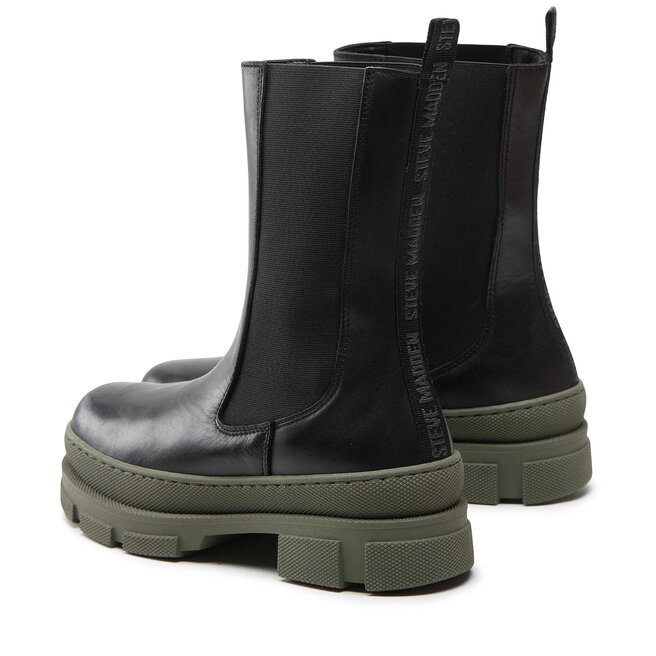 Steve Madden Klassische Stiefeletten Steve Madden Filina SM11001553-03001-068 Blk/Grn