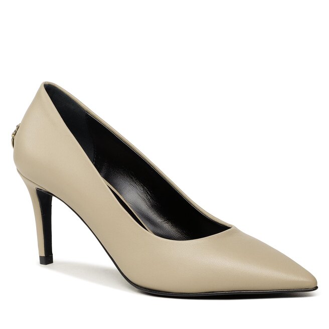 Pantofi cu toc subțire Pinko Virgie Decollete PE 23 BLKS1 100674 A0N9 Beige D18 100674 imagine noua