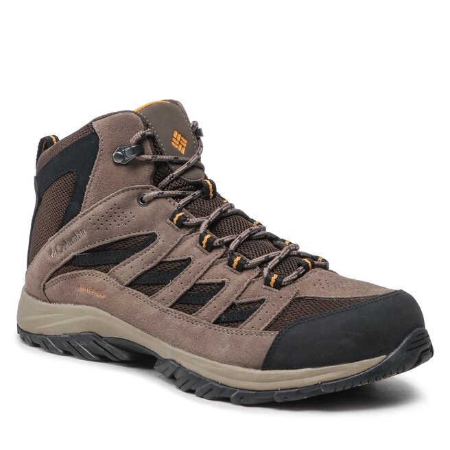 Scarpe Da Escursionismo Columbia Crestwood Uomo - Intersuola Techlite, Suola Omni-Grip, Tomaia Pelle E Mesh