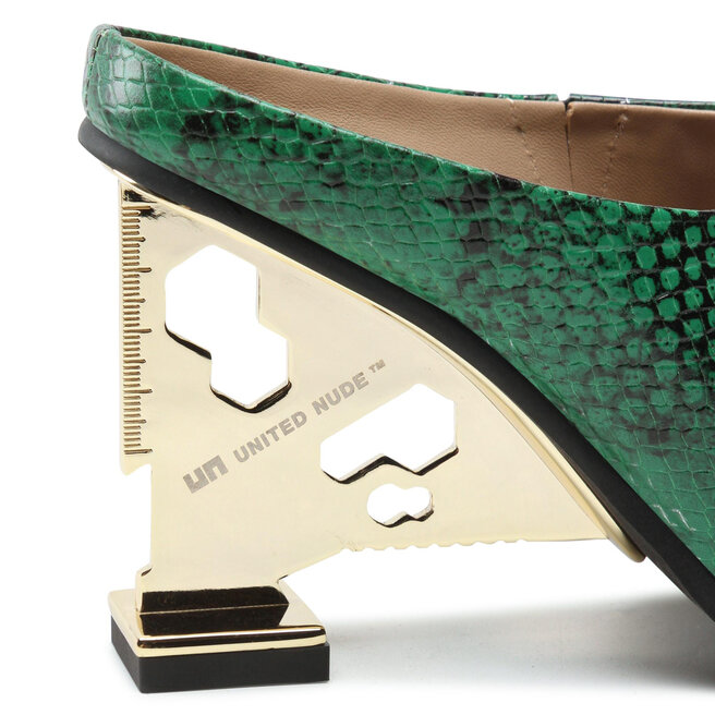 United Nude Šľapky United Nude Tool Mule 10620684156 Green Snake