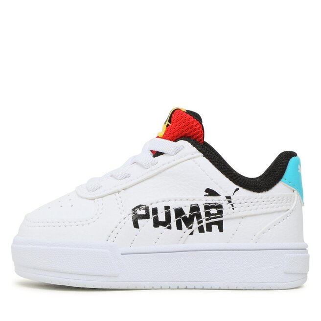 Puma Сникърси Puma Caven Brand Love Ac inf 389734 01 White/Black/Red/Bright Aqua