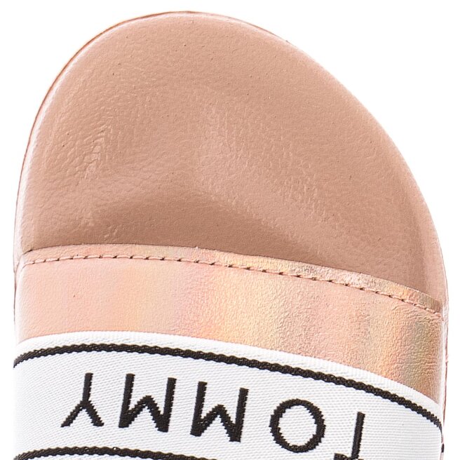 Tommy hilfiger shop mirror sparkle sliders