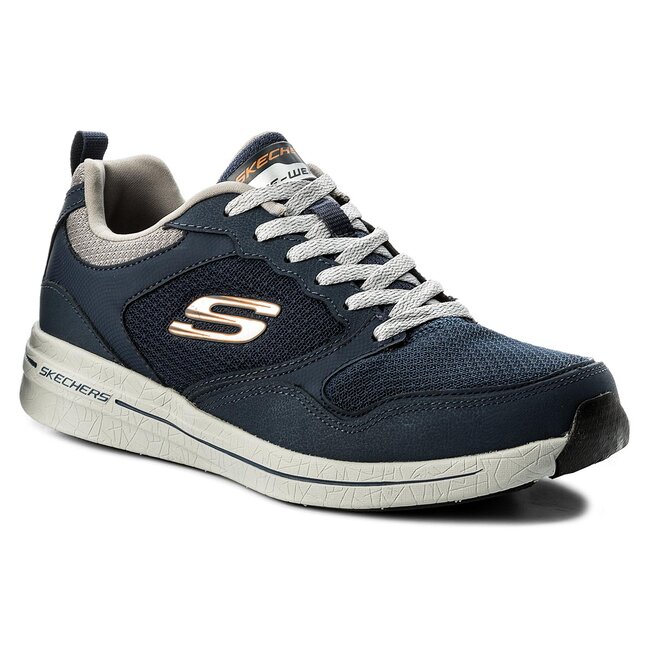 Zapatos Skechers Burst 2.0 52612 NVOR Navy Orange zapatos.es