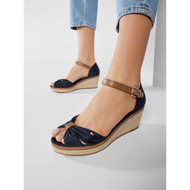 Tommy Hilfiger Espadrilky Tommy Hilfiger Elba 40D FW0FW00906 Midnight 403