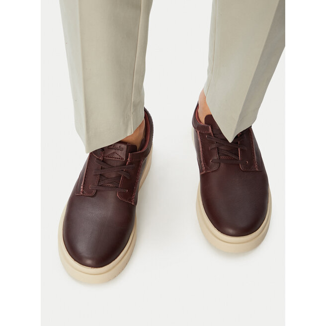 Półbuty Clarks Polden Lace 26184960 Brązowy - męskie