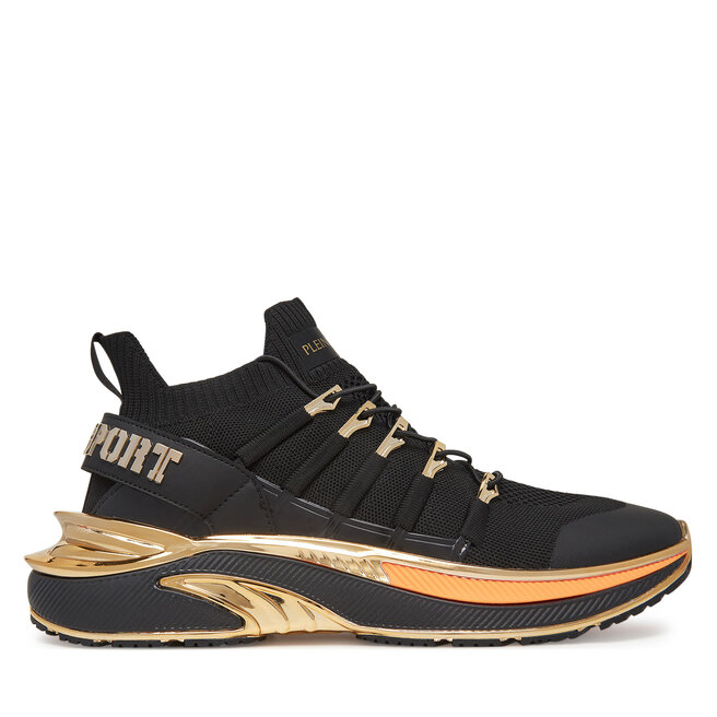 Sneakersy Plein Sport Runner Chrome Surfer PADS USC0579 - Czarny