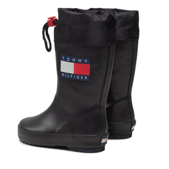 Tommy Hilfiger Gummistiefel Tommy Hilfiger Rain Boot T3X6-30766-0047 M Black 999