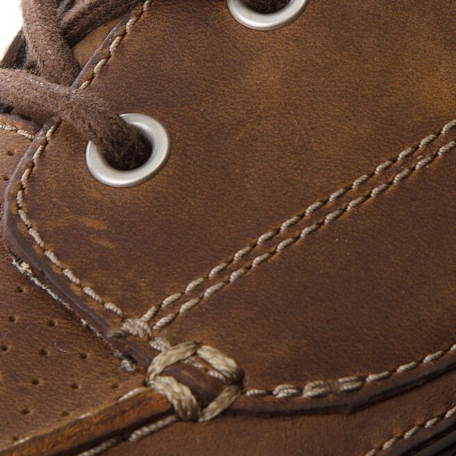 Halbschuhe Clarks Un Abode Step 261326157 Dark Tan Lea eschuhe.de