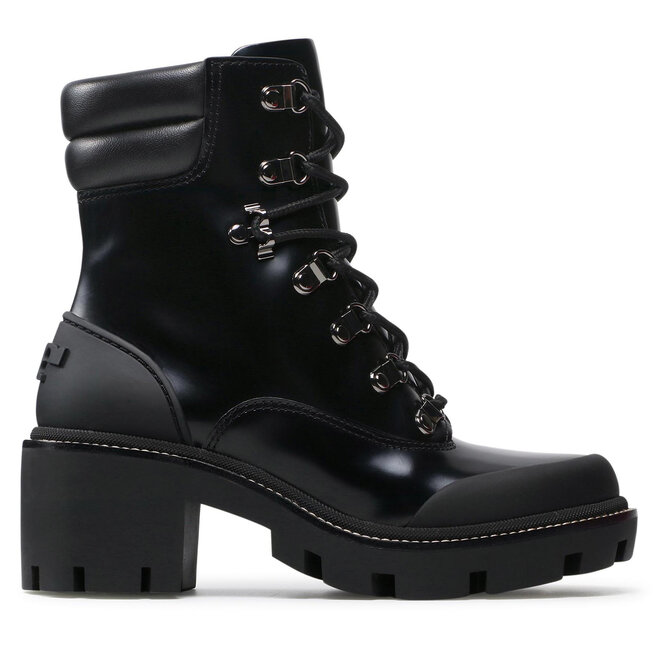 Botki Tory Burch Lug Sole Hiker Ankle Boot - Czarny