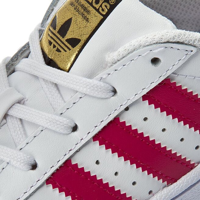 Buty adidas Superstar Founation C BA8382 Ftwht Bopink Ftwht