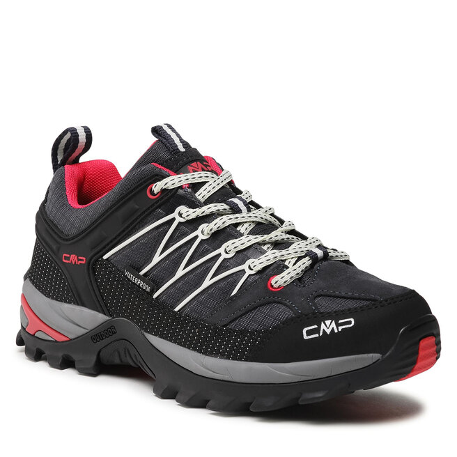 CMP Bakancs CMP Rigel Low Wmn Trekking Shoe Wp 3Q54456 Antracite/Off White 76UC