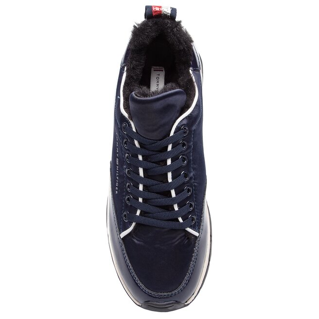 Tommy Hilfiger Αθλητικά Tommy Hilfiger Cool Technical Satin Sneaker FW0FW03970 Midnight 403
