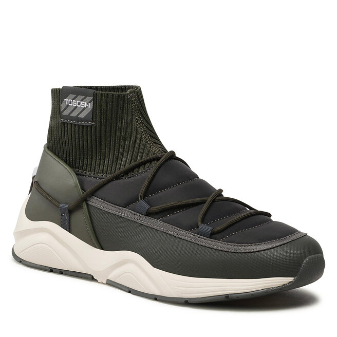 Sneakers Togoshi MPRS-2021M07282 Khaki epantofi-Bărbați-Pantofi-De imagine noua
