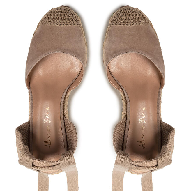 Alma En Pena Espadrilky Alma En Pena V22170 Suede Vison