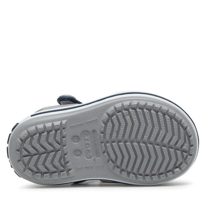 Crocs Сандали Crocs Crocband Sandal 12856 Light Grey/Navy