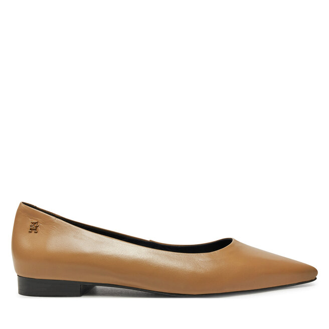 Baleriny Tommy Hilfiger Th Pointy Ballerina - Khaki