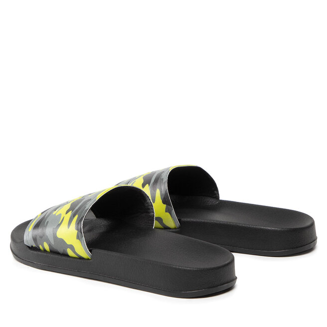 Kappa Șlapi Kappa 243123CA Black/Lime