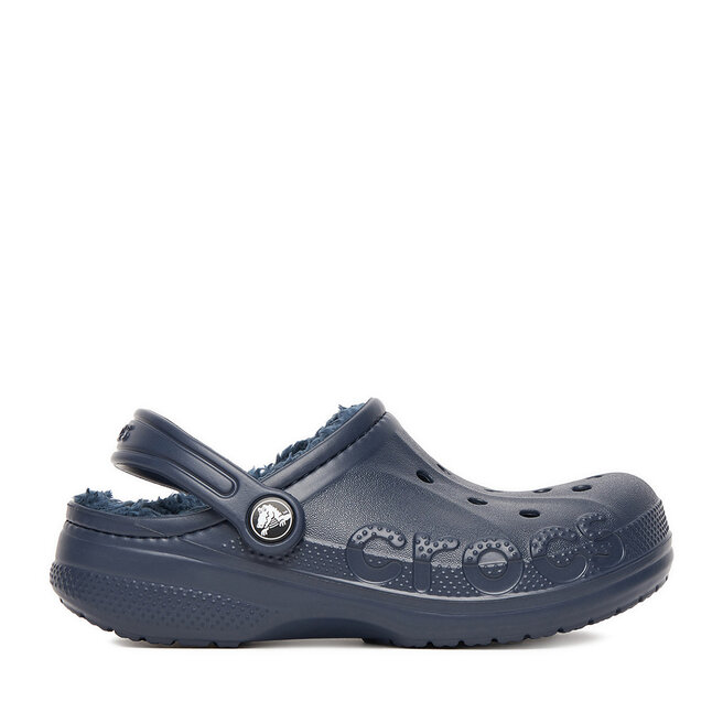 Klapki Crocs C-BAYA LINED CLOG K - Granatowy