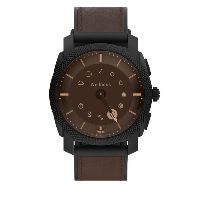 Fossil smart watch black new arrivals
