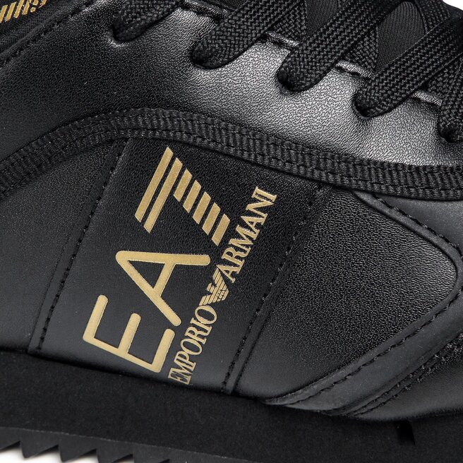 EA7 Emporio Armani Sneakersy EA7 Emporio Armani X8X119 XK291 R384 Triple Blk/Gold Eobu