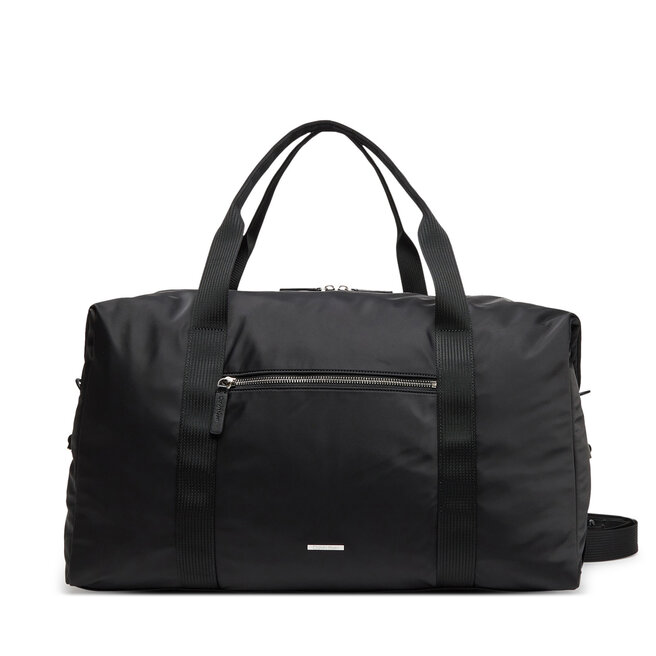 Torba Calvin Klein Sleek Nylon Weekender Bag - Czarny