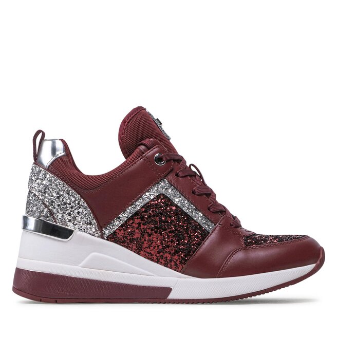 MICHAEL Michael Kors Sneakersy MICHAEL Michael Kors Georgie Trainer 43F2GEFS1D Merlot