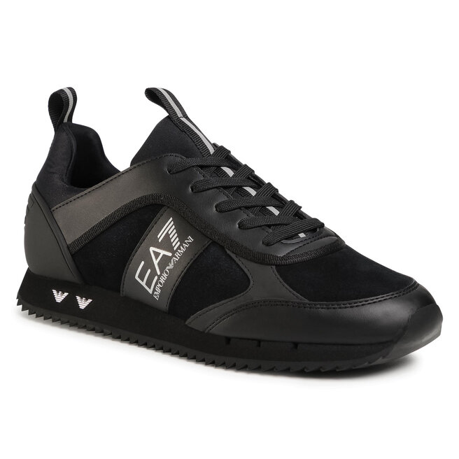 Sneakers EA7 Emporio Armani X8X027 XK173 A083 Triple Black A083 imagine noua
