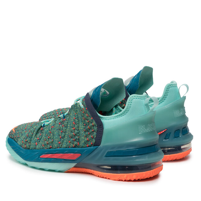 Nike Обувки Nike Lebron XVIII (Gs) CW2760 300 Green Abyss/Hyper Crimson