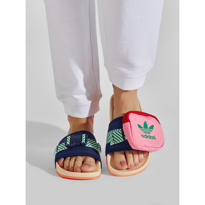 adidas Pantoletten adidas Pouchylette W GW9782 Ngtsky/Bliora/Blipnk