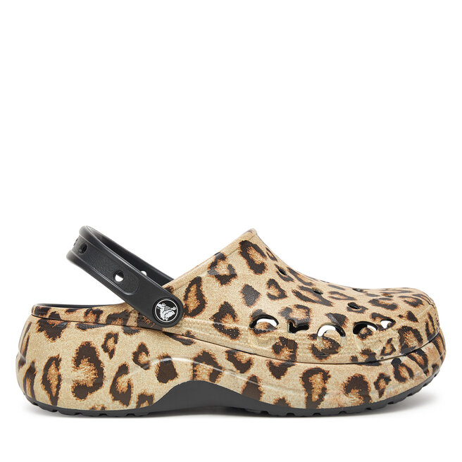 Klapki Crocs BAYA PLATFORM CLOG - Beżowy