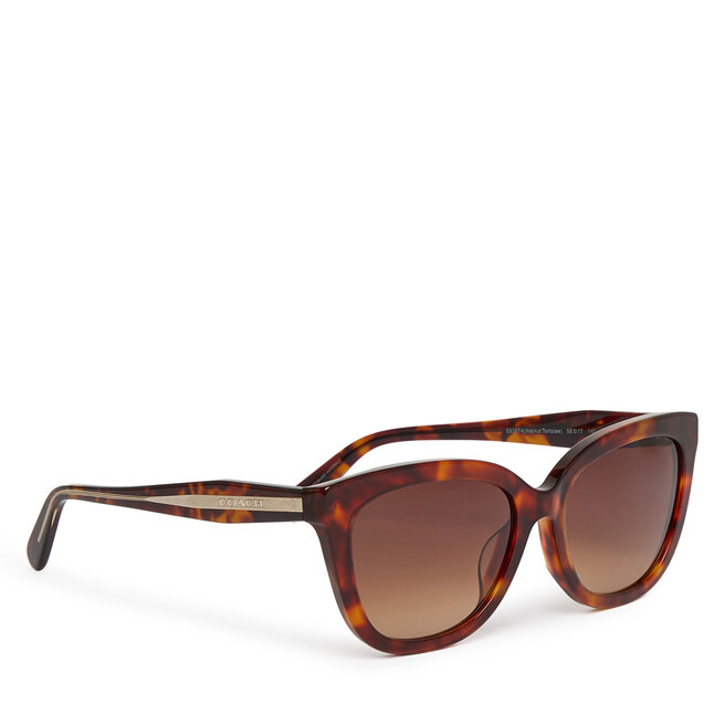 Okulary przeciwsłoneczne Coach 0HC8453U 593874 Brązowy - kobiece