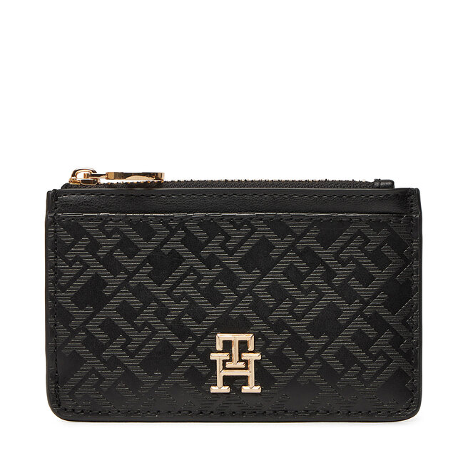 Etui na karty kredytowe Tommy Hilfiger Th Distinct Long Cc Holder Mono - Czarny