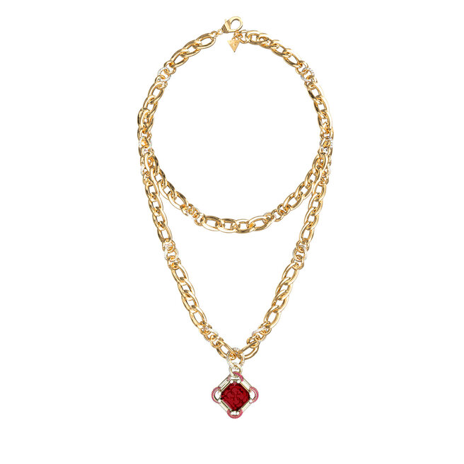 Naszyjnik Guess JUBN04 - Złoty