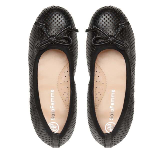 Solo Femme Balerini Solo Femme D0205-01-A19/000-04-00 Negru