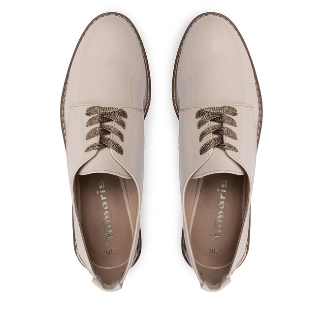 Tamaris Oxfords Tamaris 1-23211-29 Cream Patent 451
