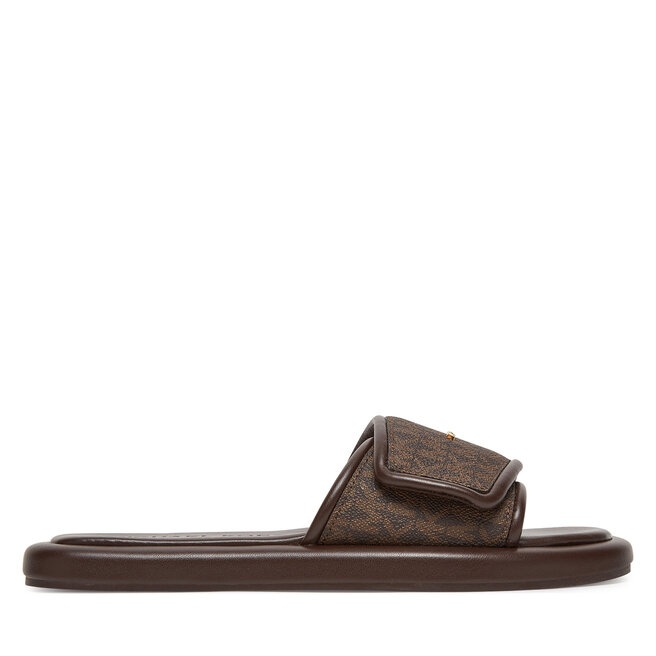 Klapki MICHAEL Michael Kors Suki - Brązowy
