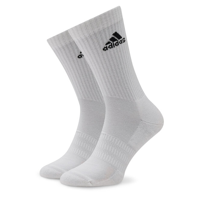 adidas Unisex Magasszárú Zokni adidas Cushioned Crew Socks 3 Pairs HT3446 White/Black