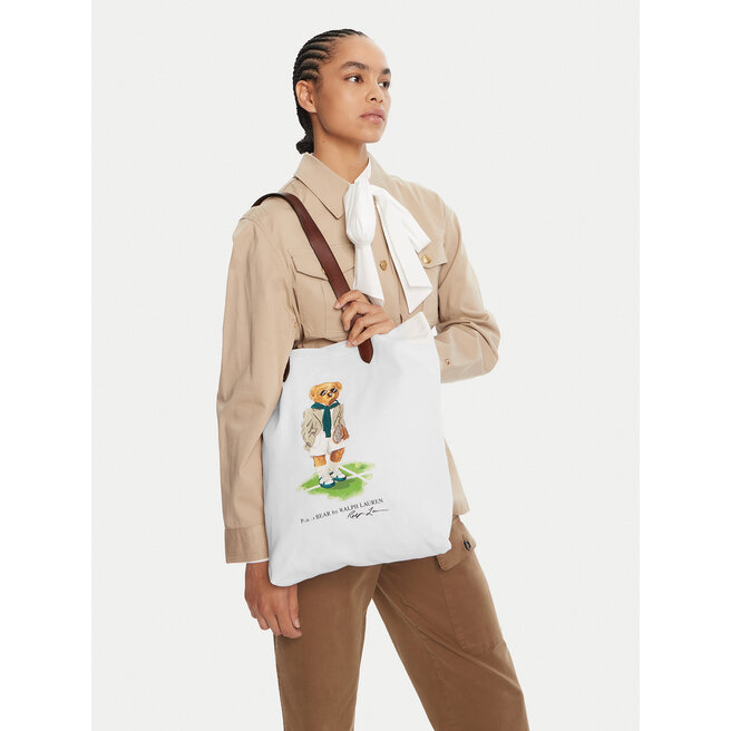 Torebka Polo Ralph Lauren 405970414001 Biały -