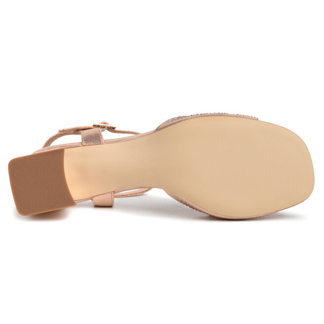Menbur Sandále Menbur 21249 Rose Gold 0038